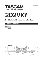 Tascam E-202-Mk5 - Owners Manual 